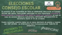 ELECCIONES CONSEJO ESCOLAR