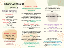 Informaciones de interés inicio de curso 2024/ 2025