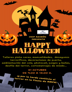 Celebración de Halloween en el CEIP Azorin